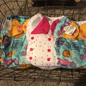 Bum Genius set of three Diapers